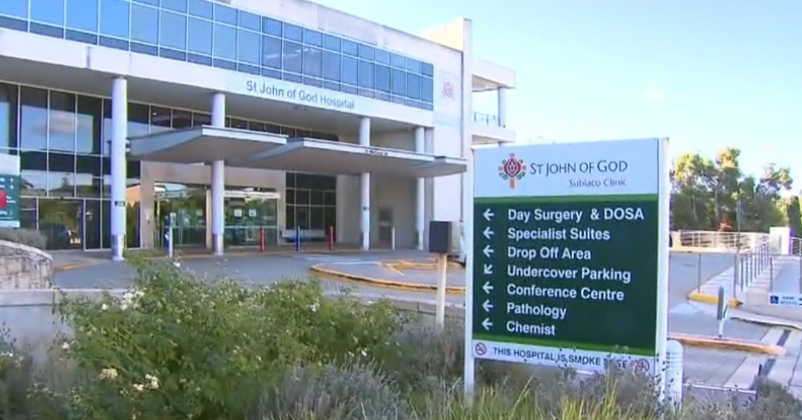 Man suffers burns after alleged fire breaks out during surgery at St John of God Subiaco Hospital in Perth