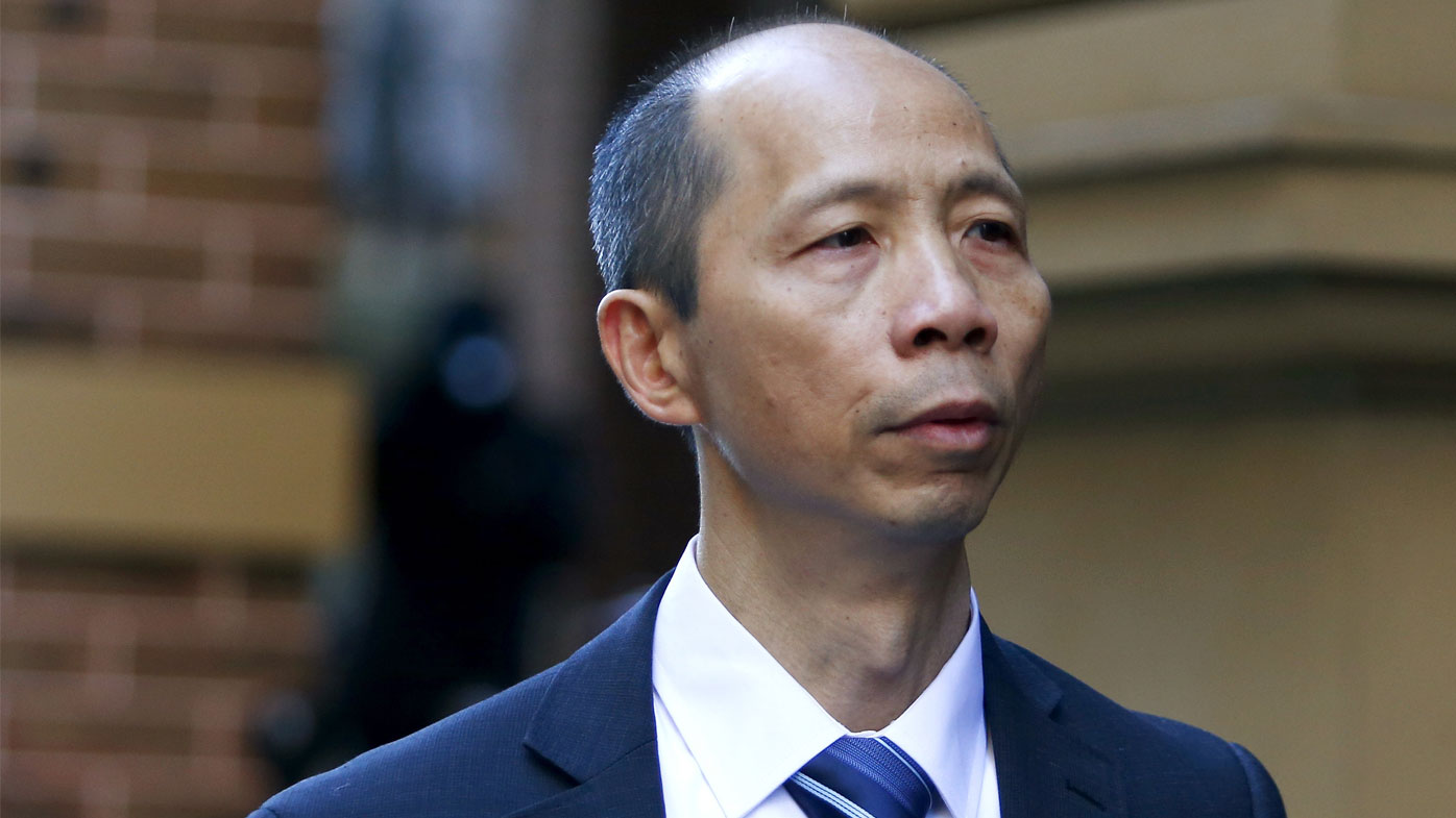 Robert Xie arriving at King Street court for his murder trial on June 29, 2016.