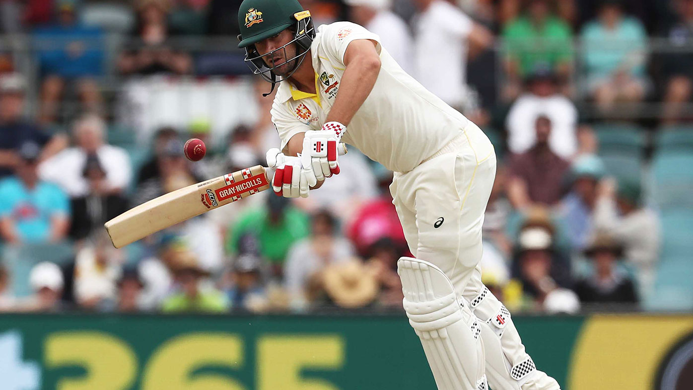 Joe Burns in action on day one of the second Test against Sri Lanka