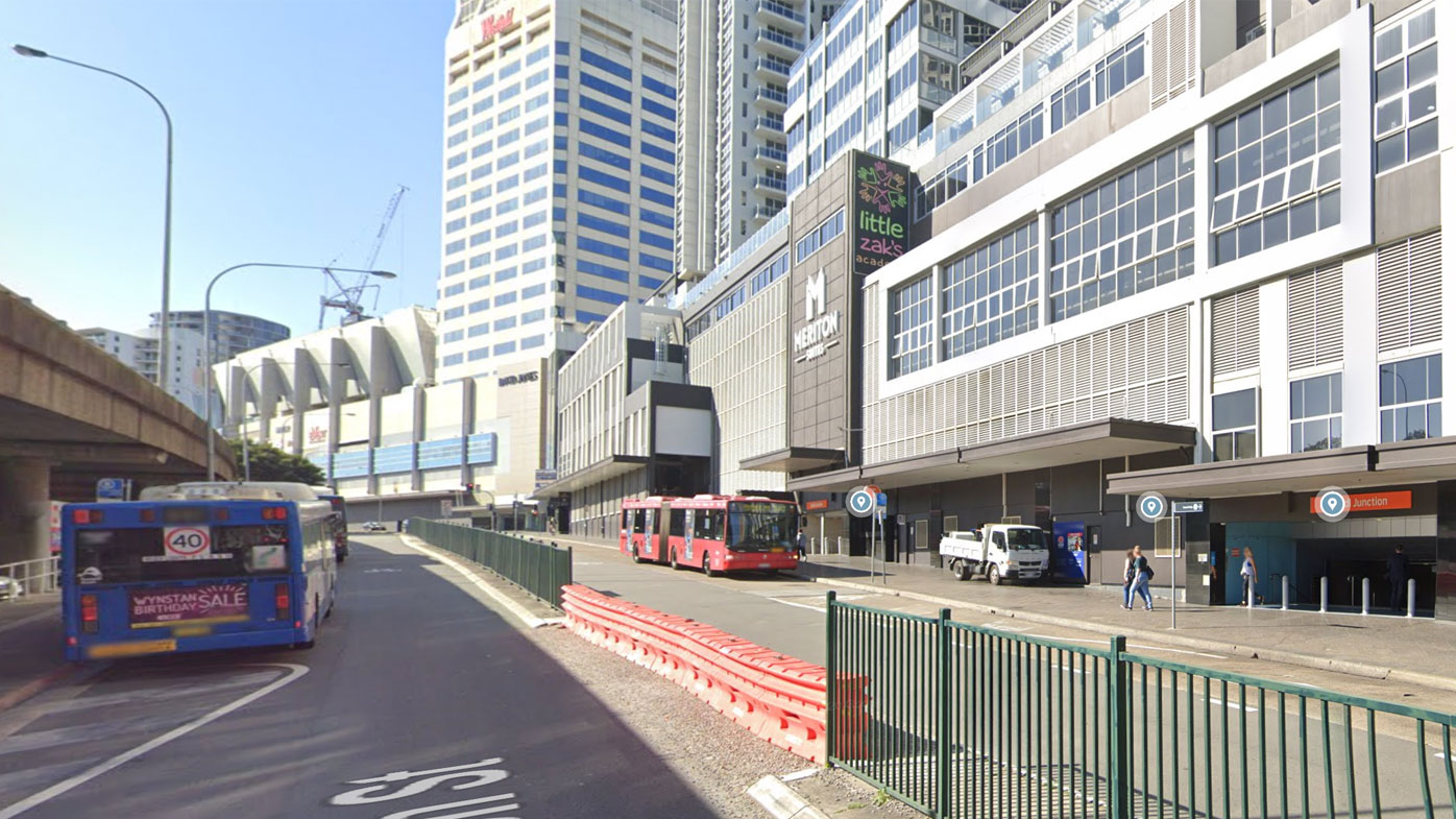 A woman has died after being hit by  a bus at Bondi Junction this morning.