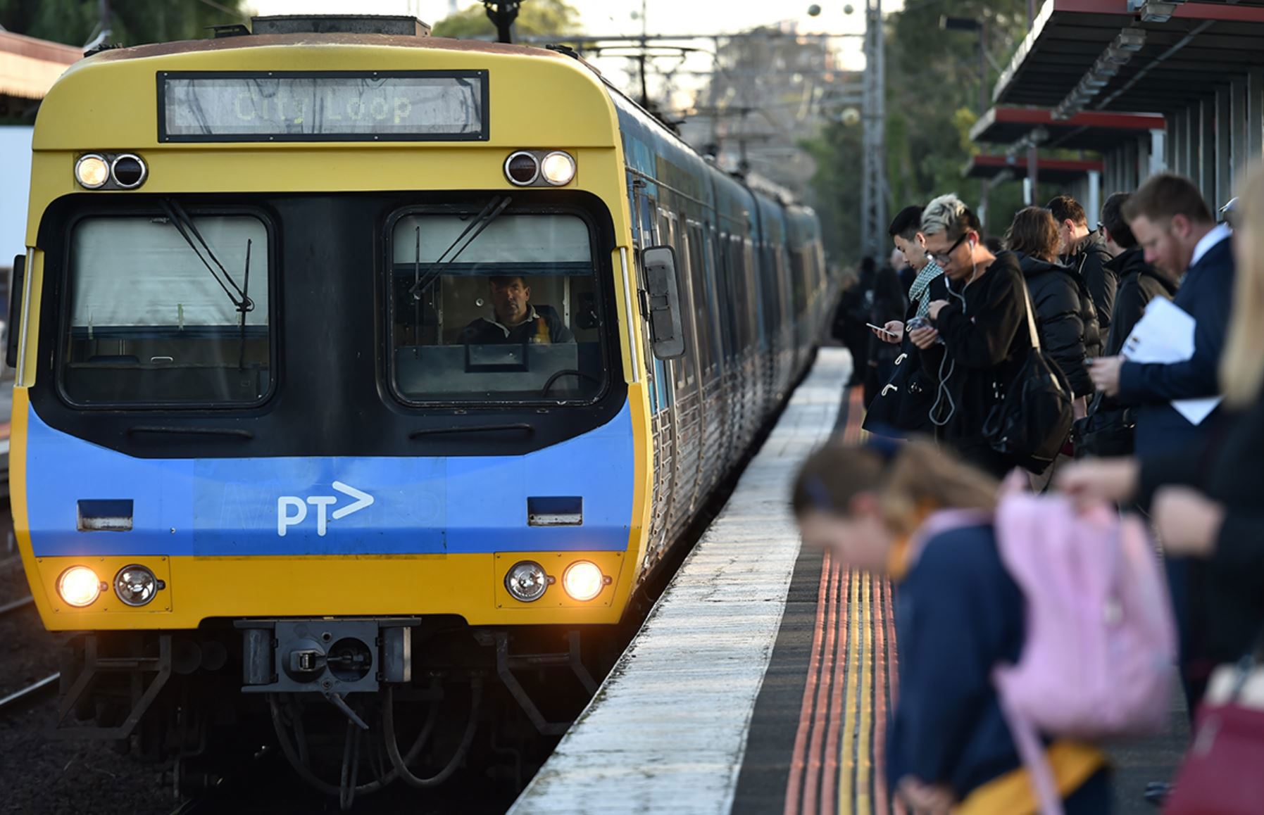 Melbourne train metro stock