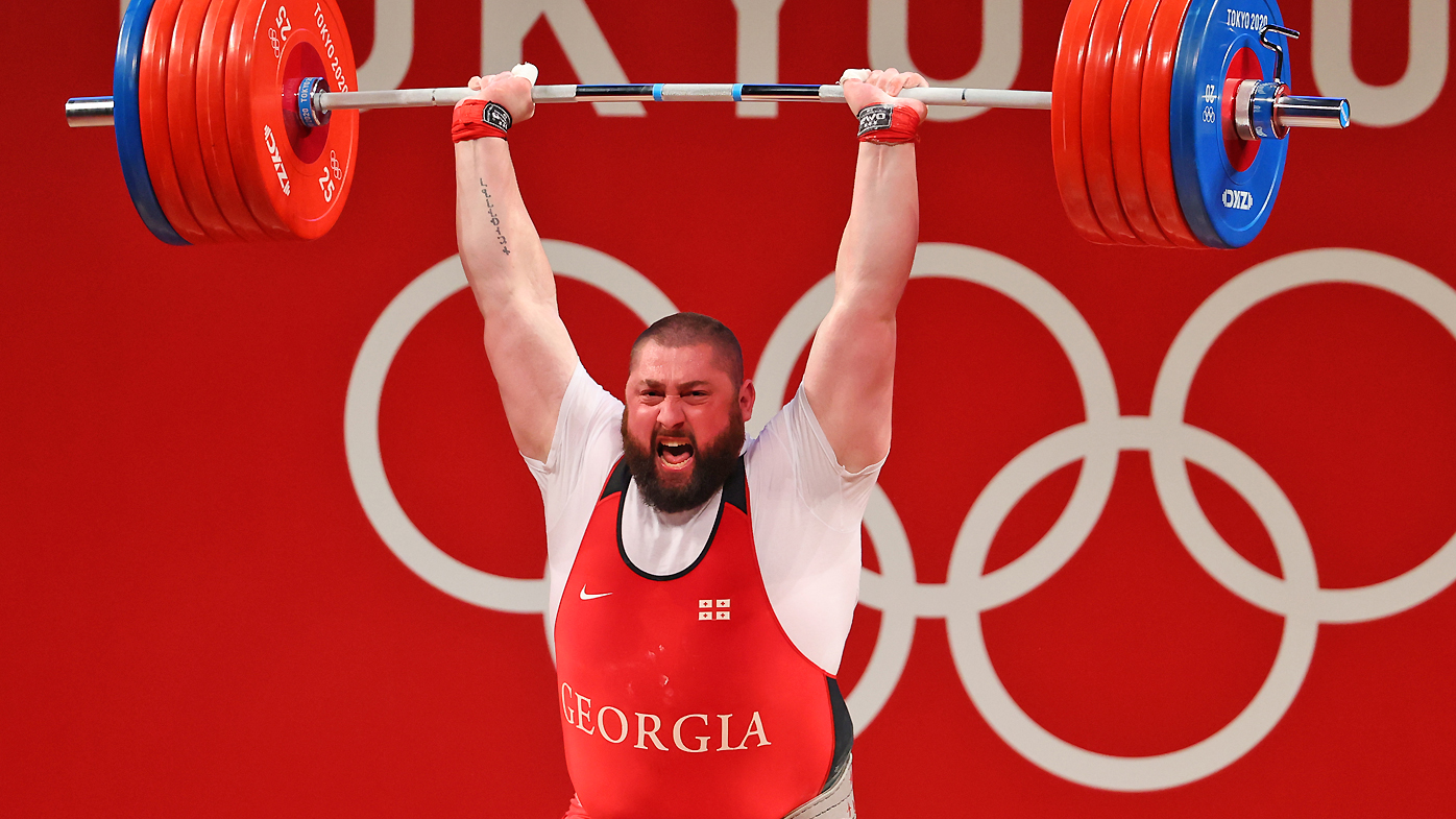  Lasha Talakhadze of Team Georgia