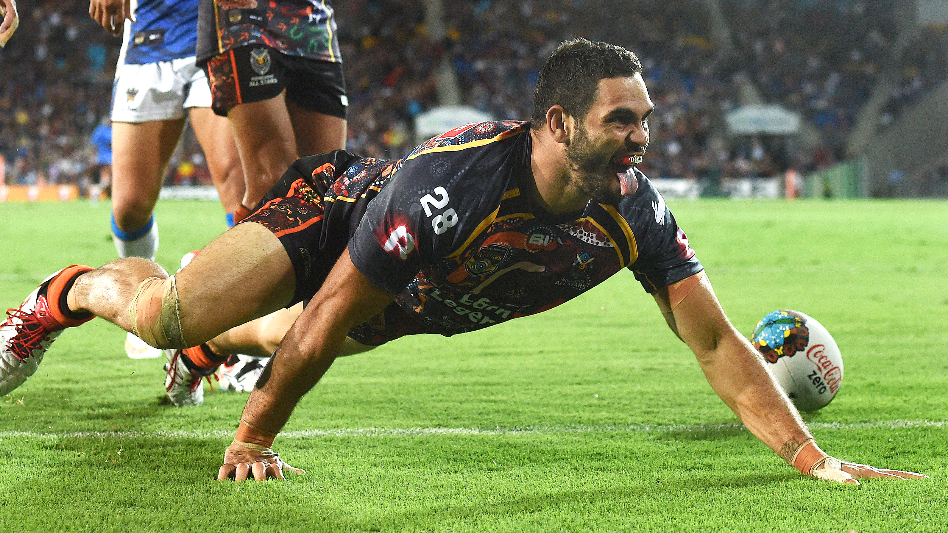 Greg Inglis made his 'goanna' celebration famous.