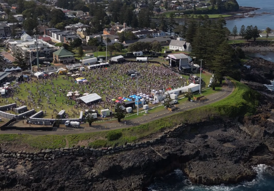 The self-described boutique music festival was expected to attract hundreds to the clifftops of Kiama, south of Sydney.