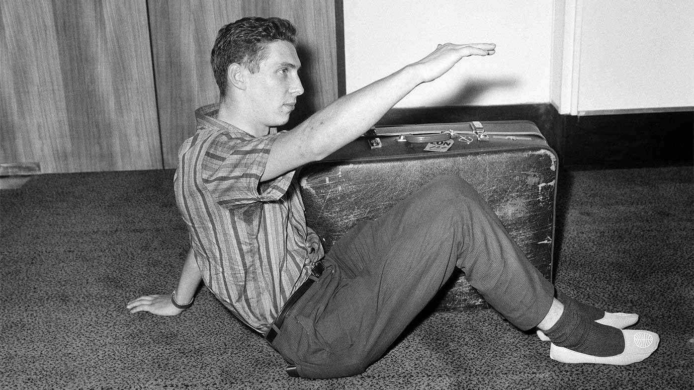 Brian Robson was crammed into a tiny box for five days.