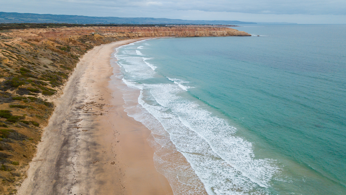 Maslin Beach in South Australia 