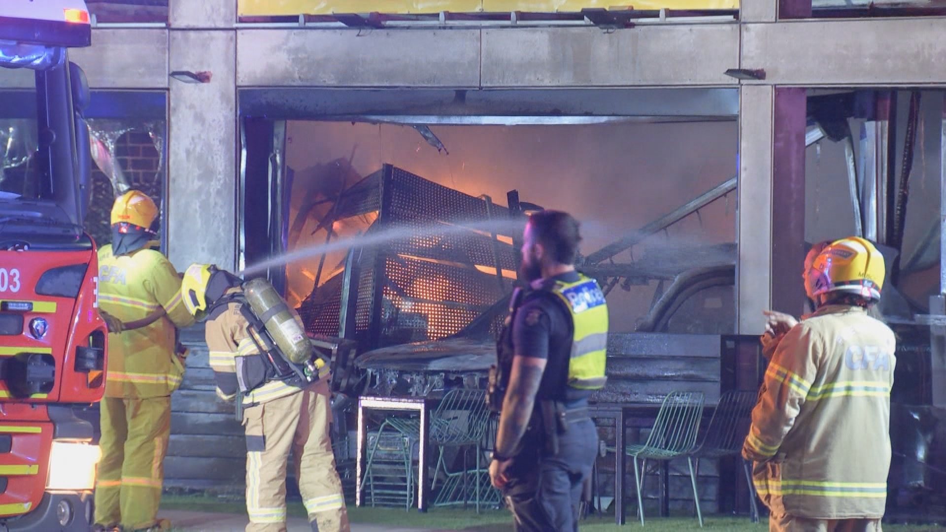 Shop in Mickleham Melbourne set on fire