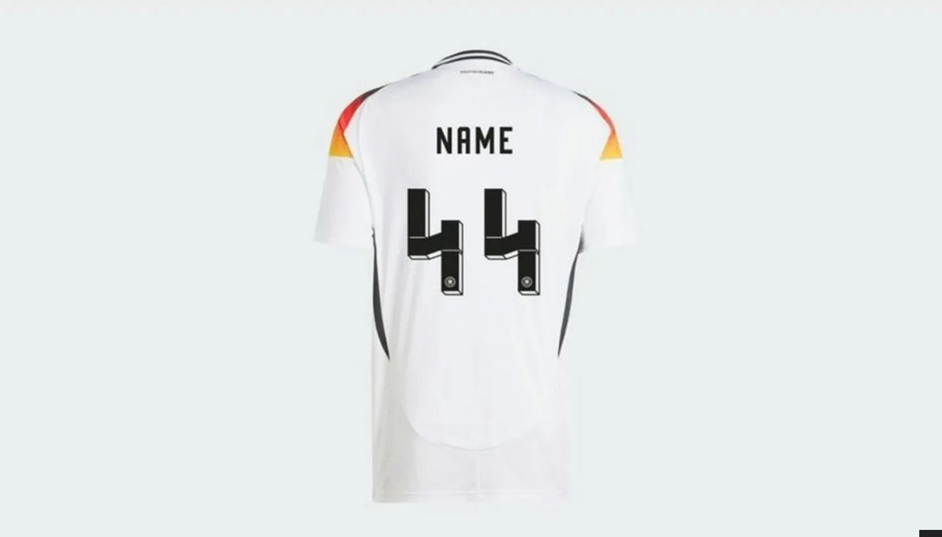 The Germany jerseys that have been recalled by Adidas.