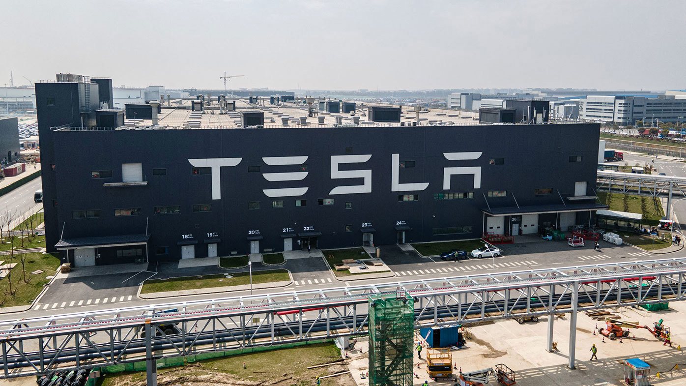 The Tesla Gigafactory in Shanghai, China.