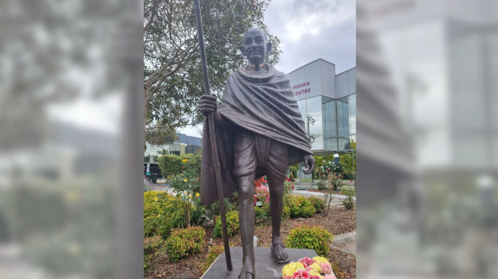 The statue was gifted to the charity by the Indian Government in 2021.