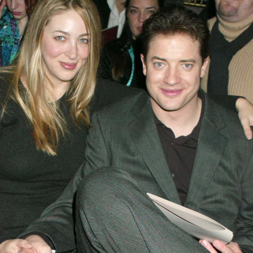 Brendan Fraser and Afton Smith. 