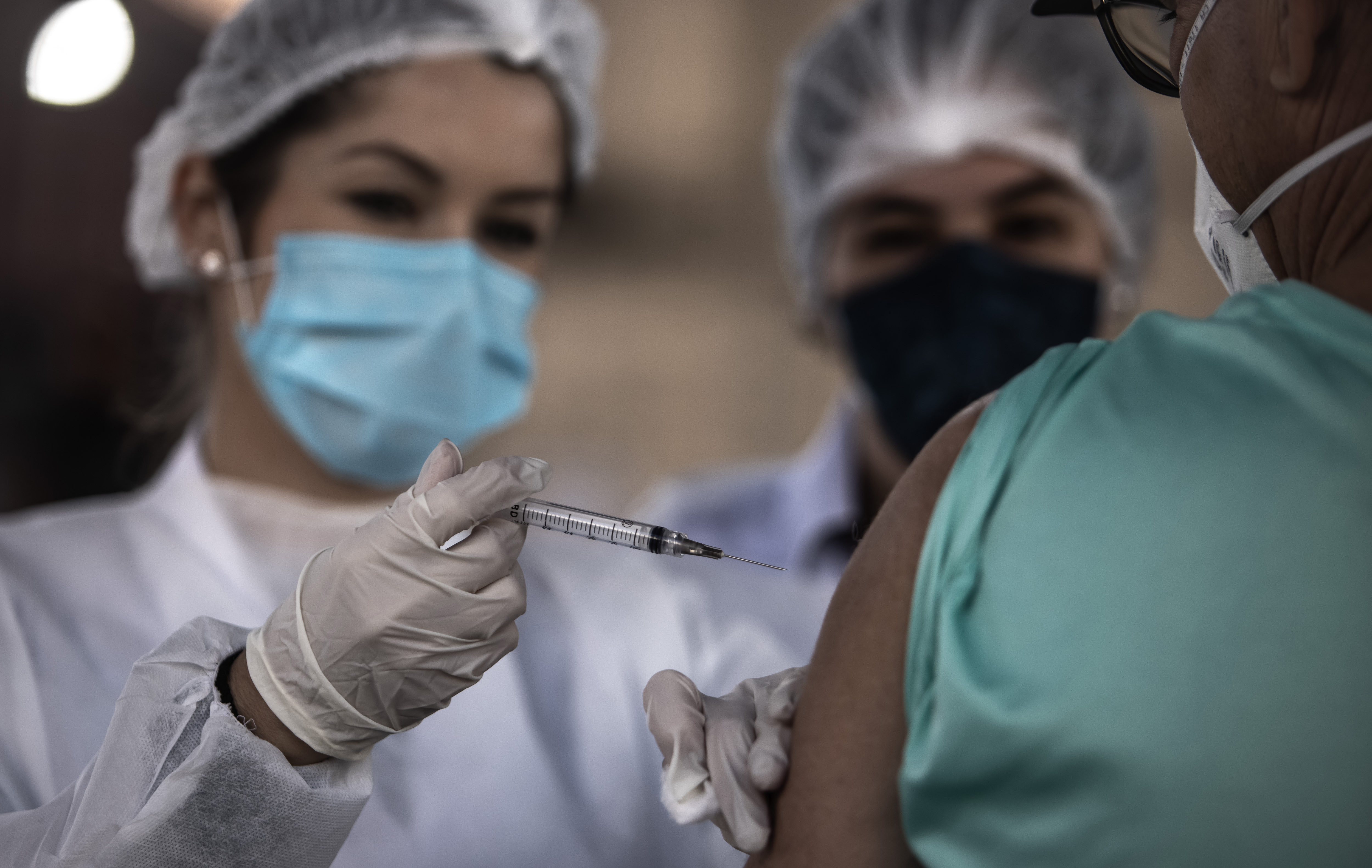 A total of 57.1 million COVID-19 vaccine doses have now been administered in Brazil, with an estimated rate of 945,574 doses per day.