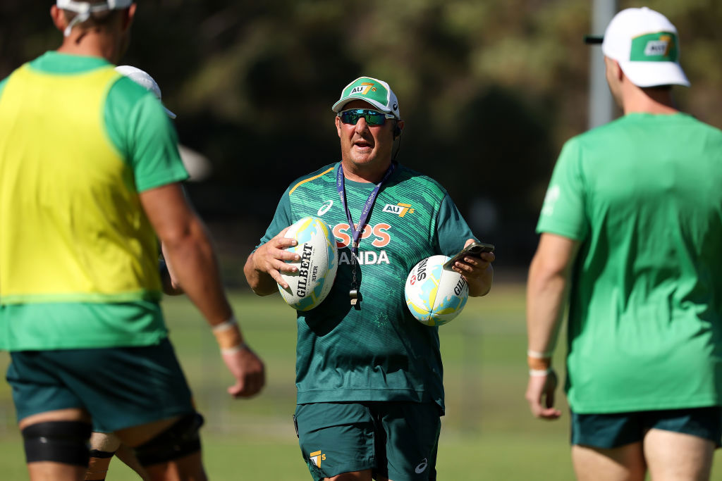 John Manenti during an Australia training session.