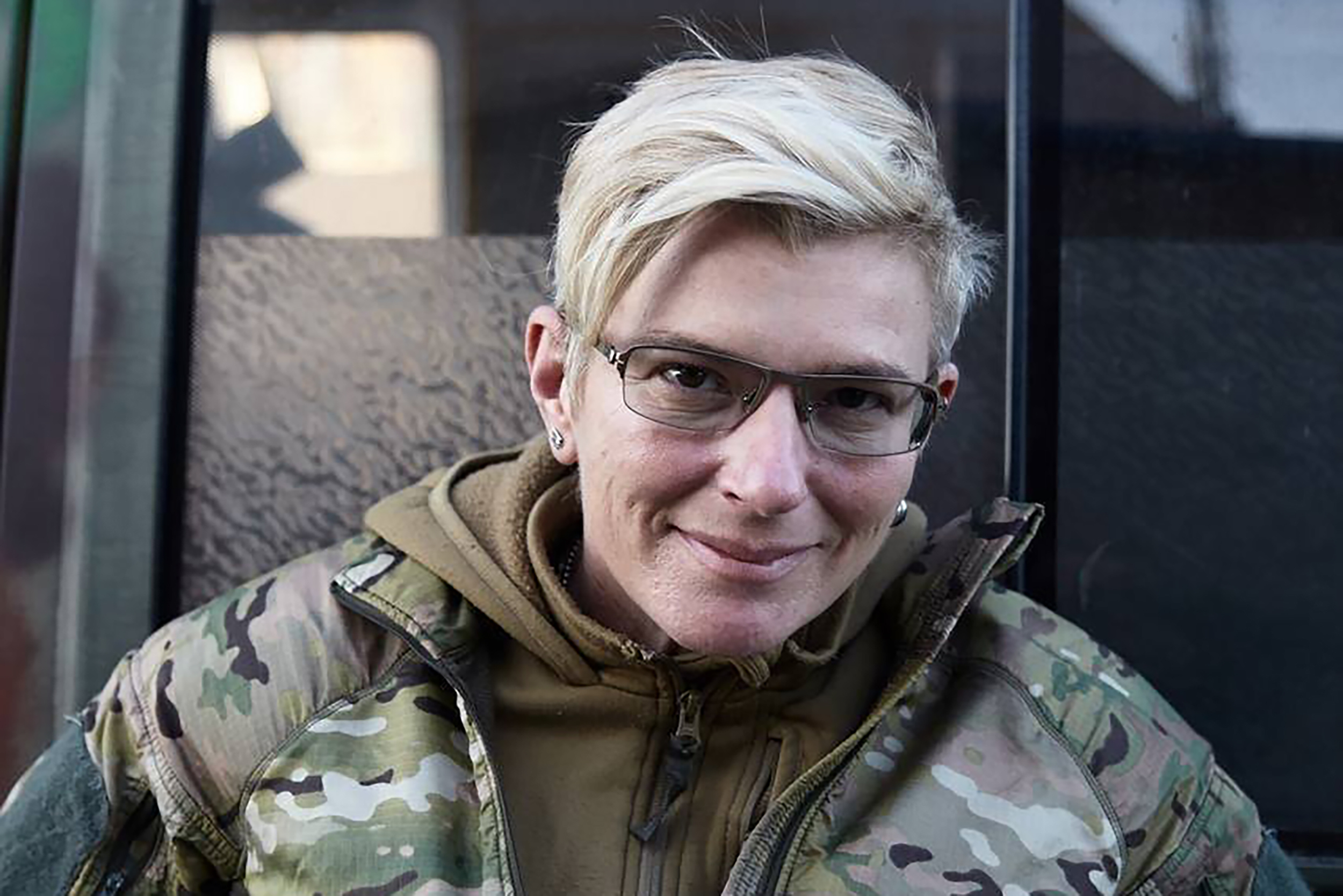 Yuliia Paievska, known as Taira, a celebrated Ukrainian medic who used a body camera to record her work in Mariupol while the port city was under Russian siege. 