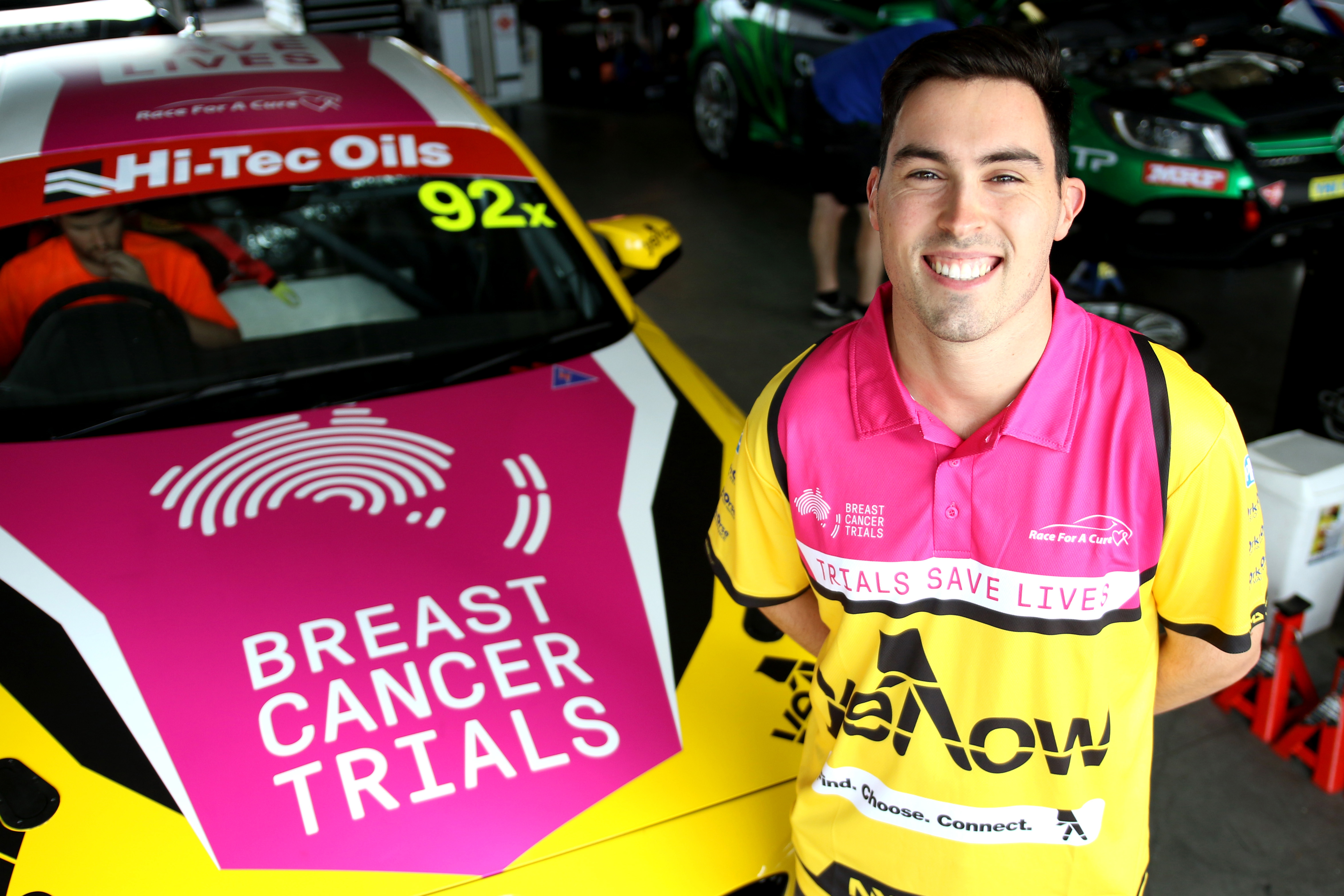 Thomas Randle with the BMW M2 he'll race in the 2023 Bathurst 6 Hour.