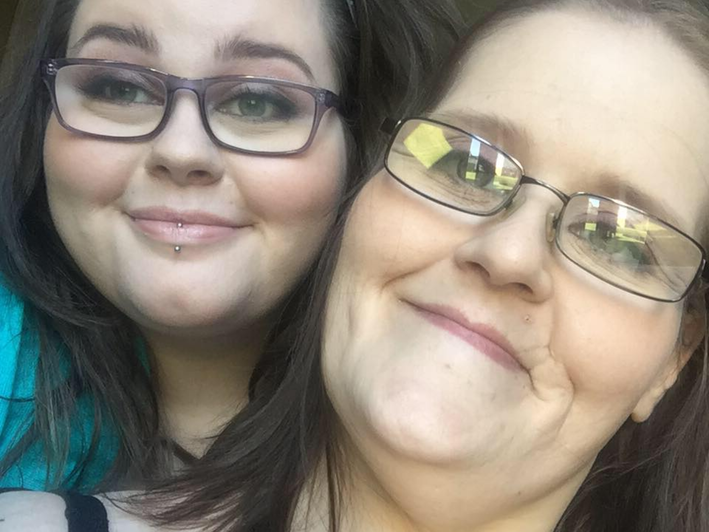 Charly Jo Pierce and her mum, Charity Pierce