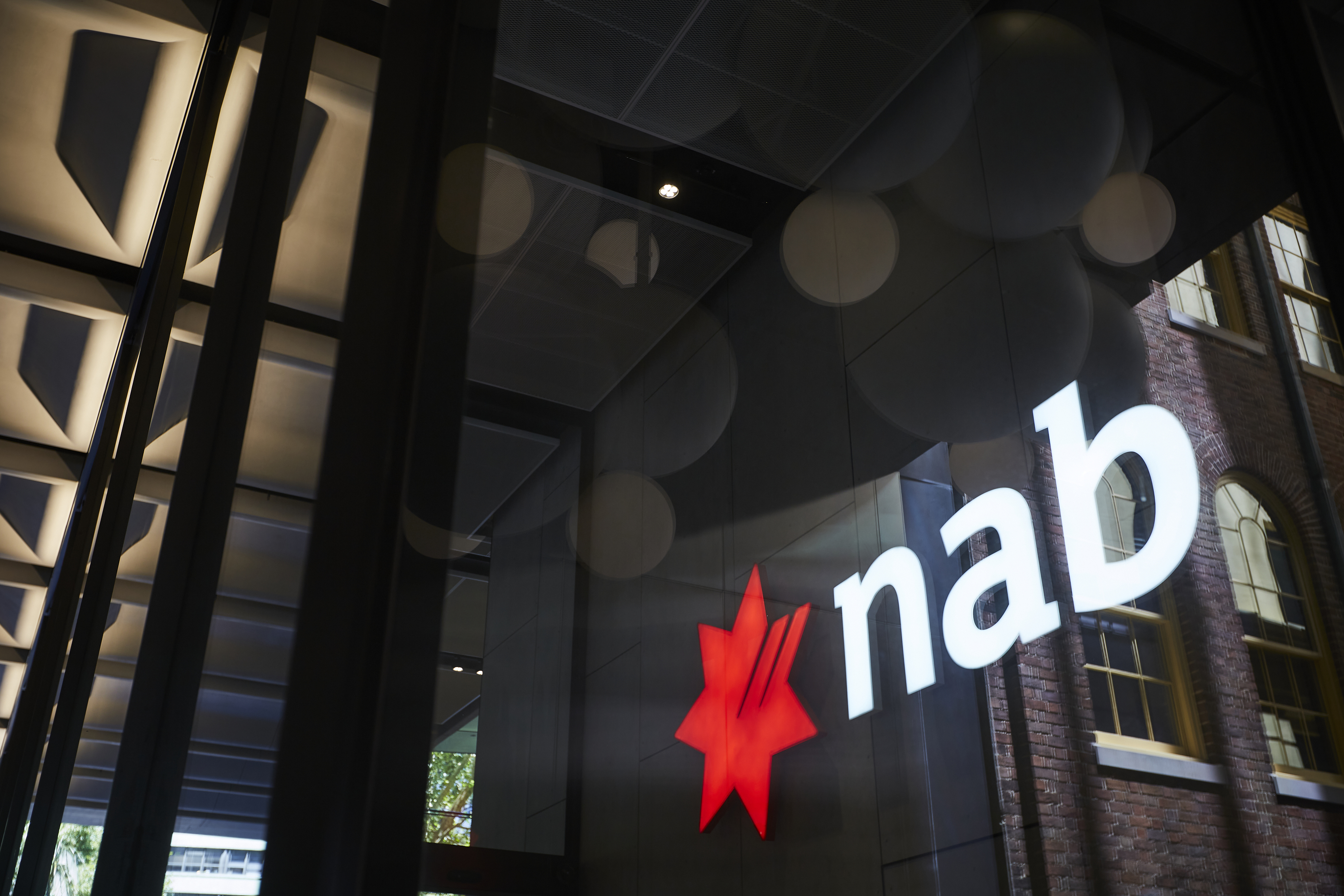 The NAB logo.