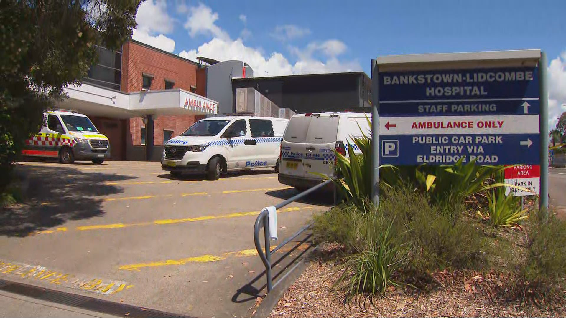 Bankstown Hospital in Sydney's south west.