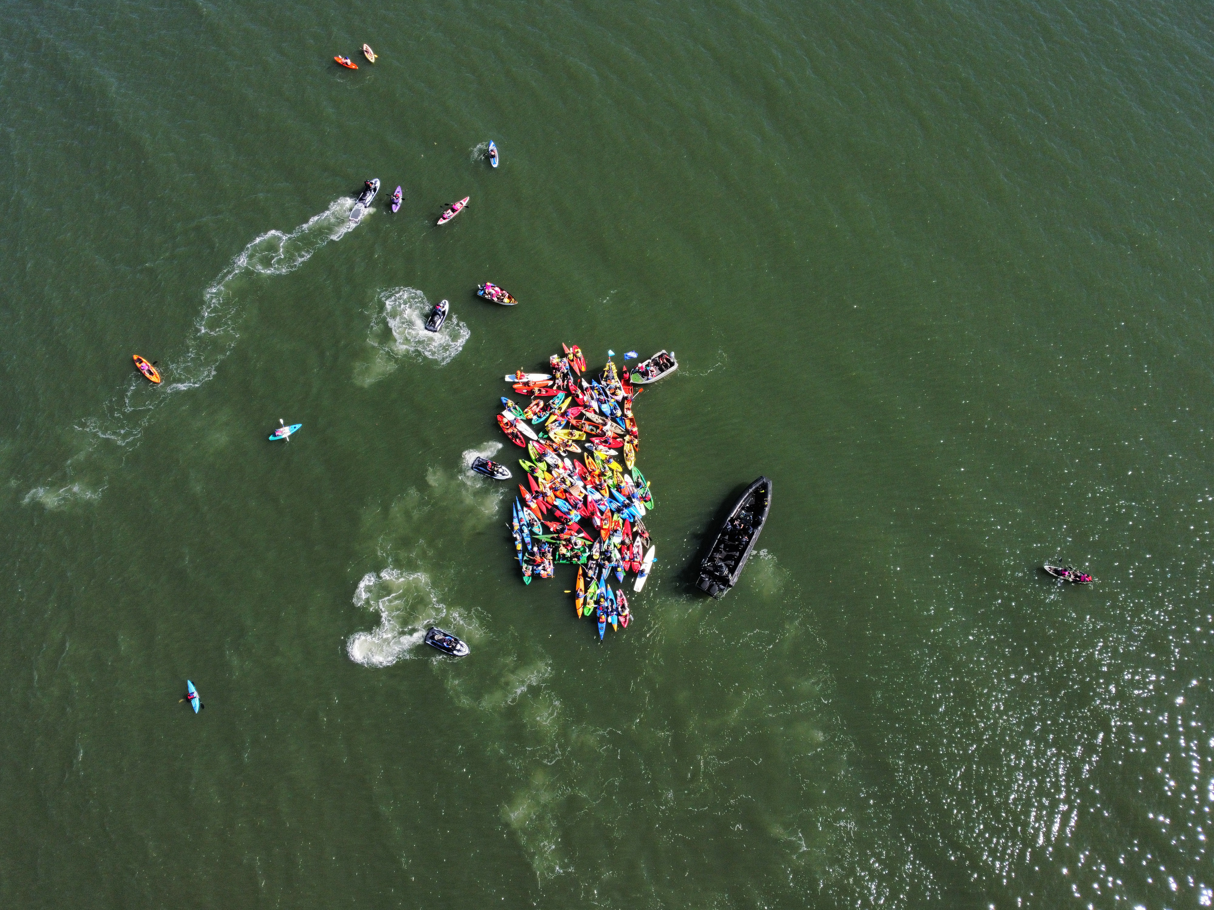 Port of Newcastle climate change protest by Rising Tide on Sunday, November 26, 2023.