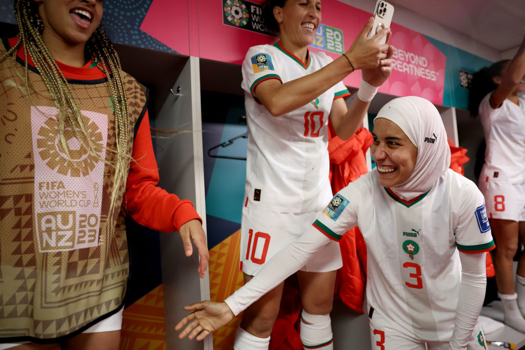 Morocco's Benzina becomes the first senior-level Women's World Cup