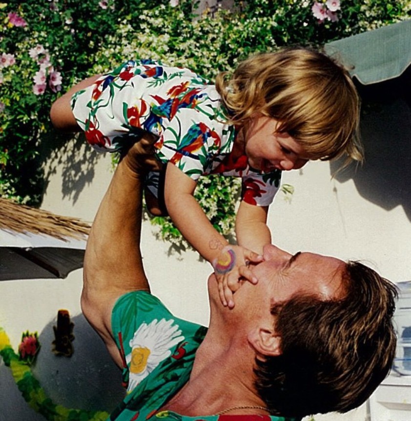 Arnold Schwarzenegger shared this photo of son Christopher in 2014.