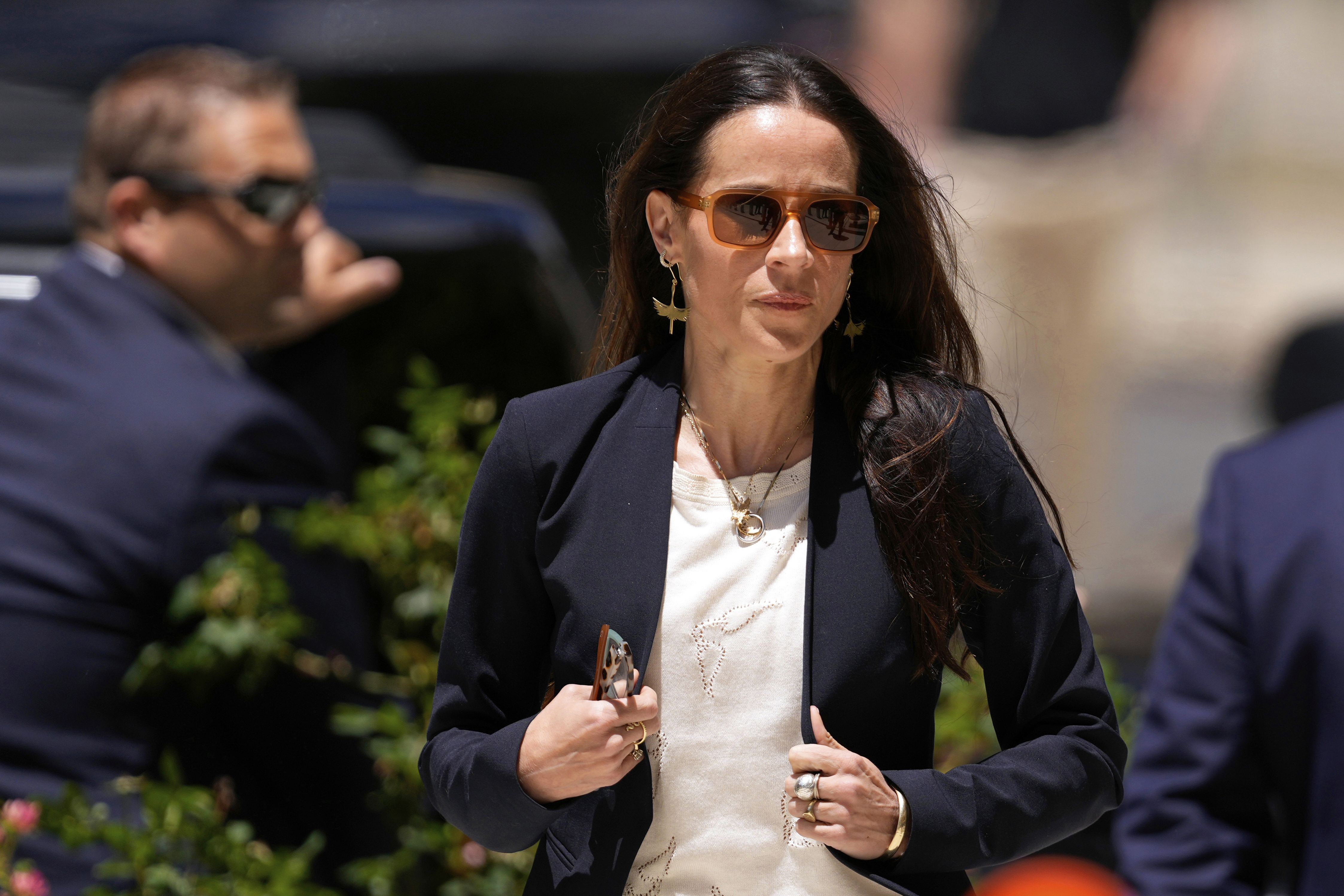 Ashley Biden llega al Tribunal Federal, el 7 de junio de 2024, en Wilmington, Del. (AP Photo/Matt Slocum, archivo)