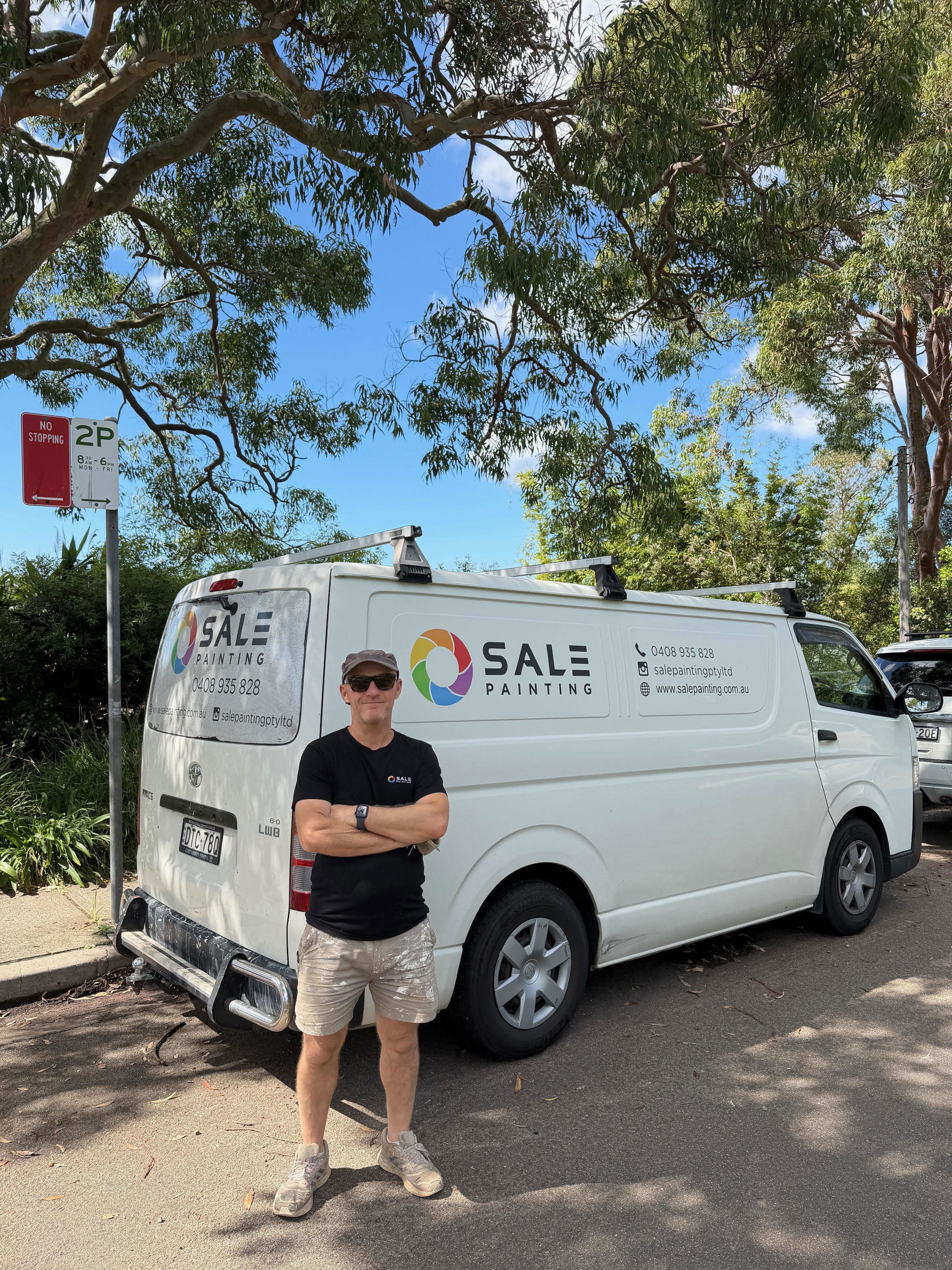 Sale Painting and Decorating owner Stuart Sale is worried about staying competitive in the fuel crisis.