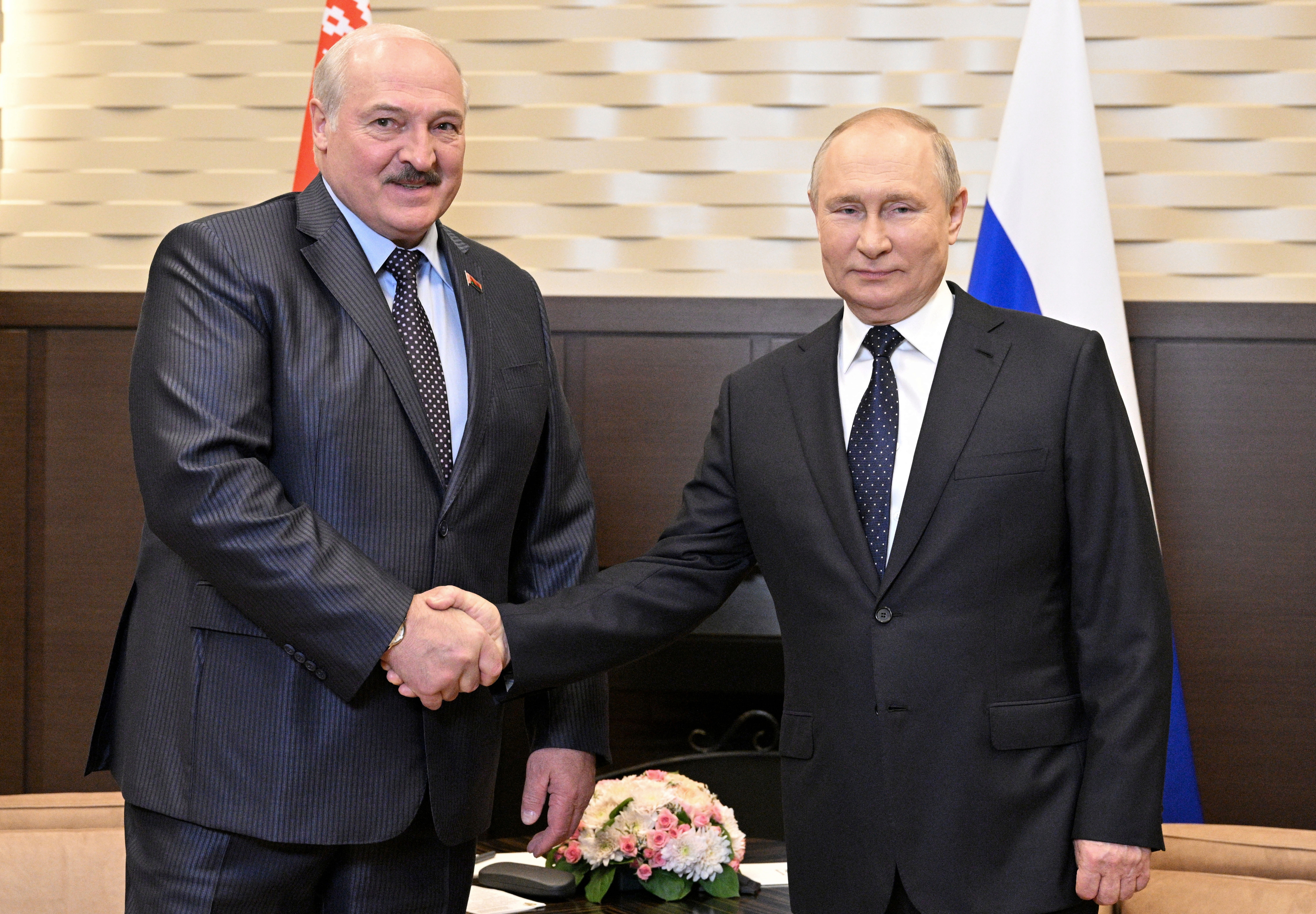 Belarus leader gives Putin unusual gift for his 70th birthday
