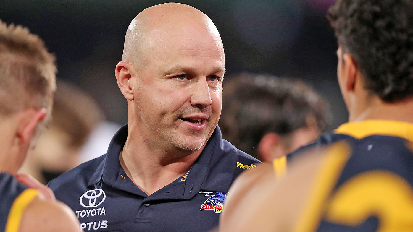 AFL: Adelaide Crows coach Matthew Nicks re-signs
