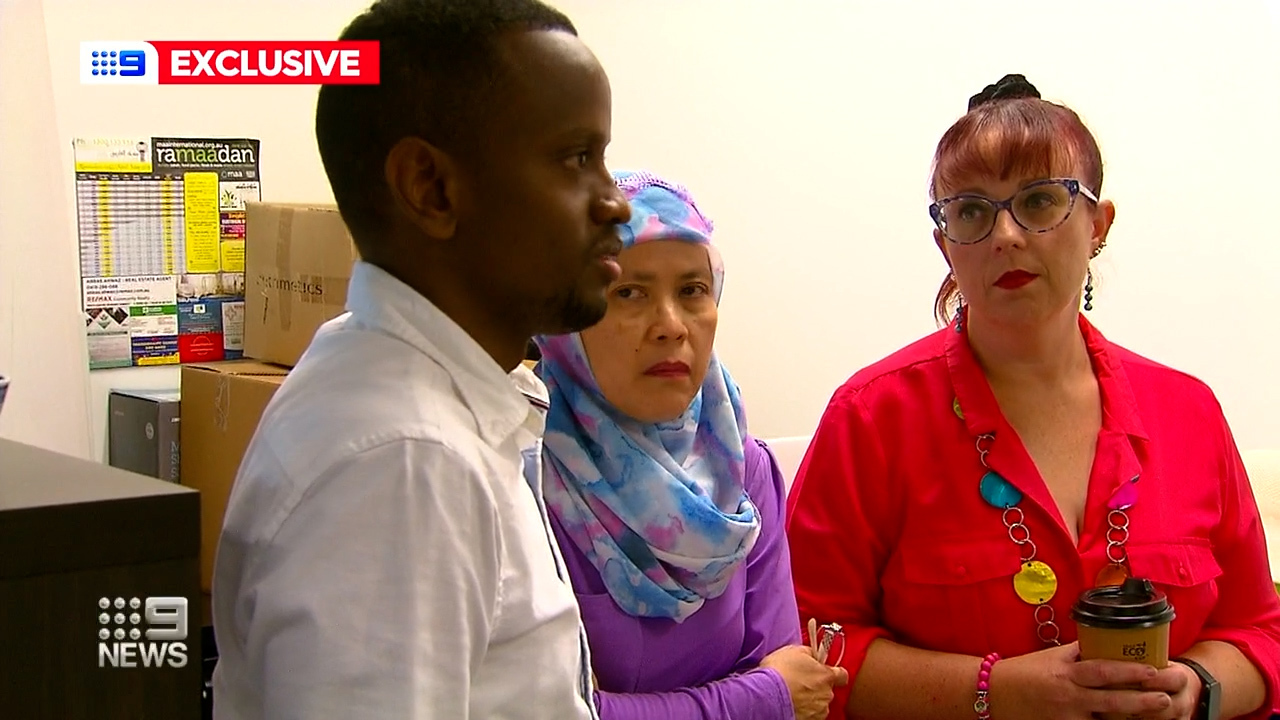 Staff returned to the office that was the scene of the siege. 