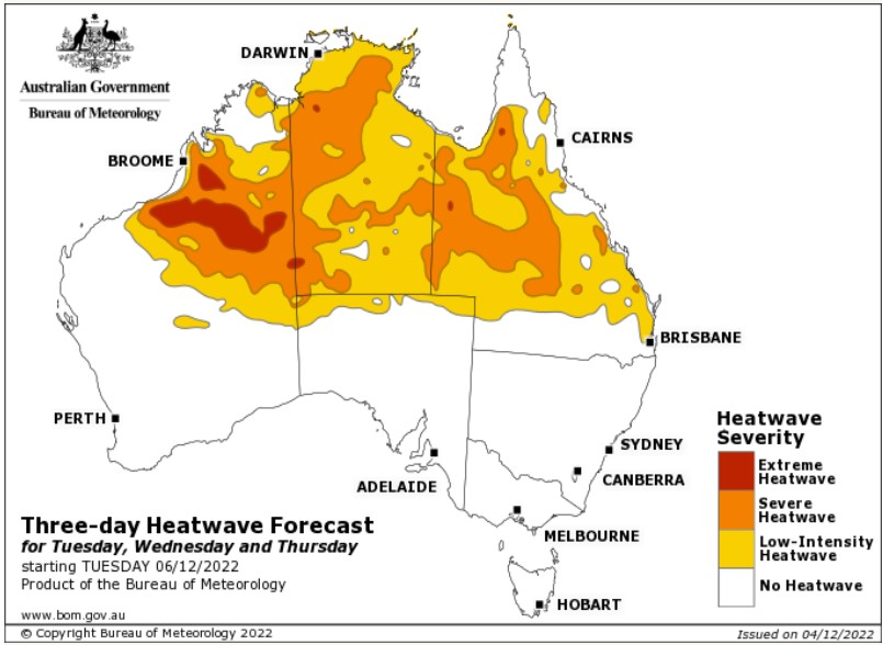 An early summer heatwave is on the way for a vast swathe of the nation's north, with areas as far south as Brisbane to see a blast of high temperatures.