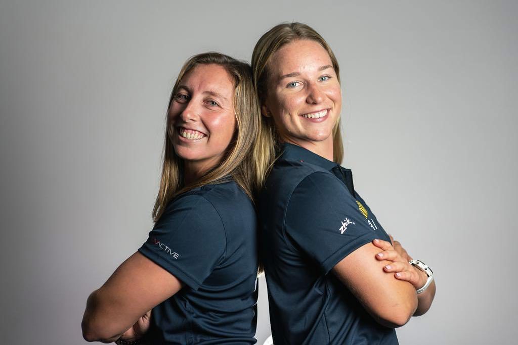 Olivia Price and Evie Haseldine  have only been sailing together for 18 months.
