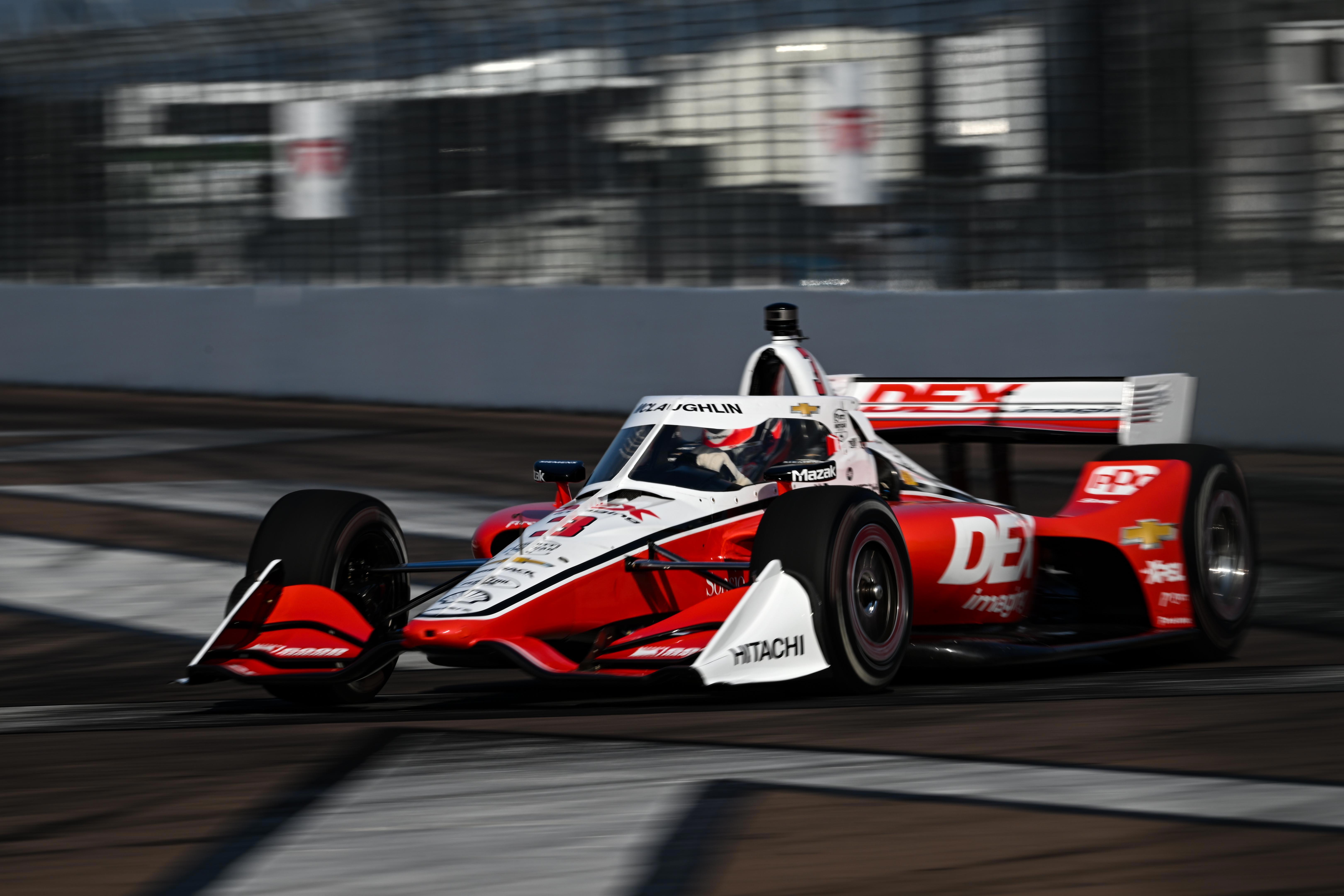 Scott McLaughlin drives the No.3 entry at St Petersburg.