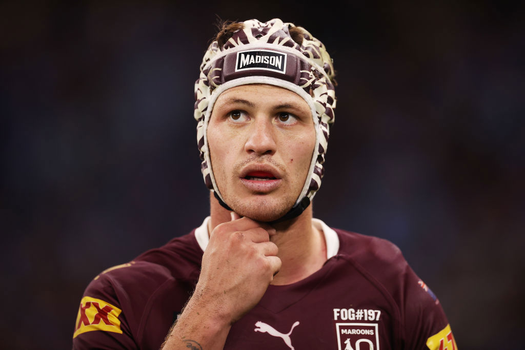 Kalyn Ponga. 2022 State of Origin series. Queensland Maroons.