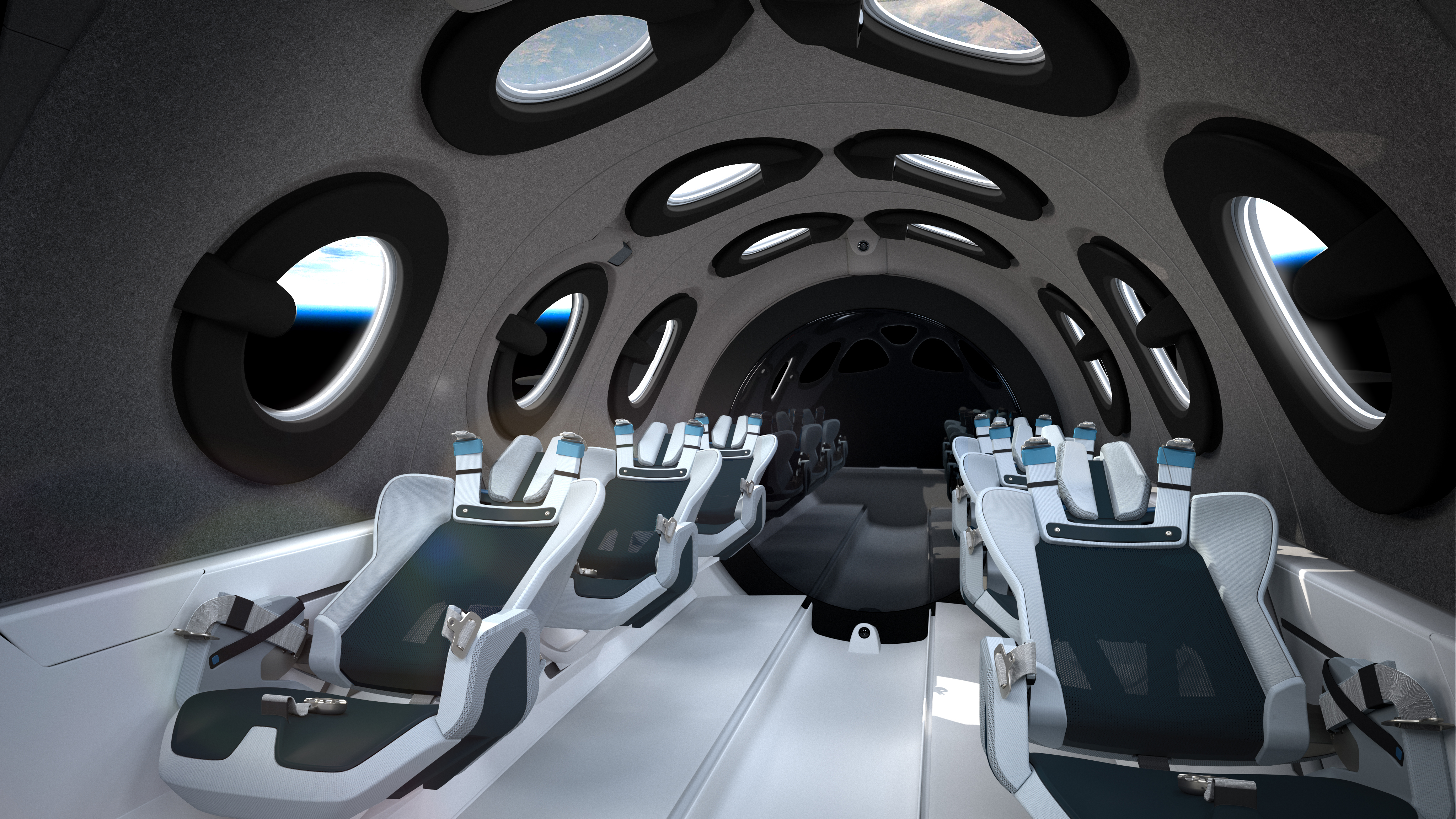 Virgin Galactic releases first look inside SpaceShip Two