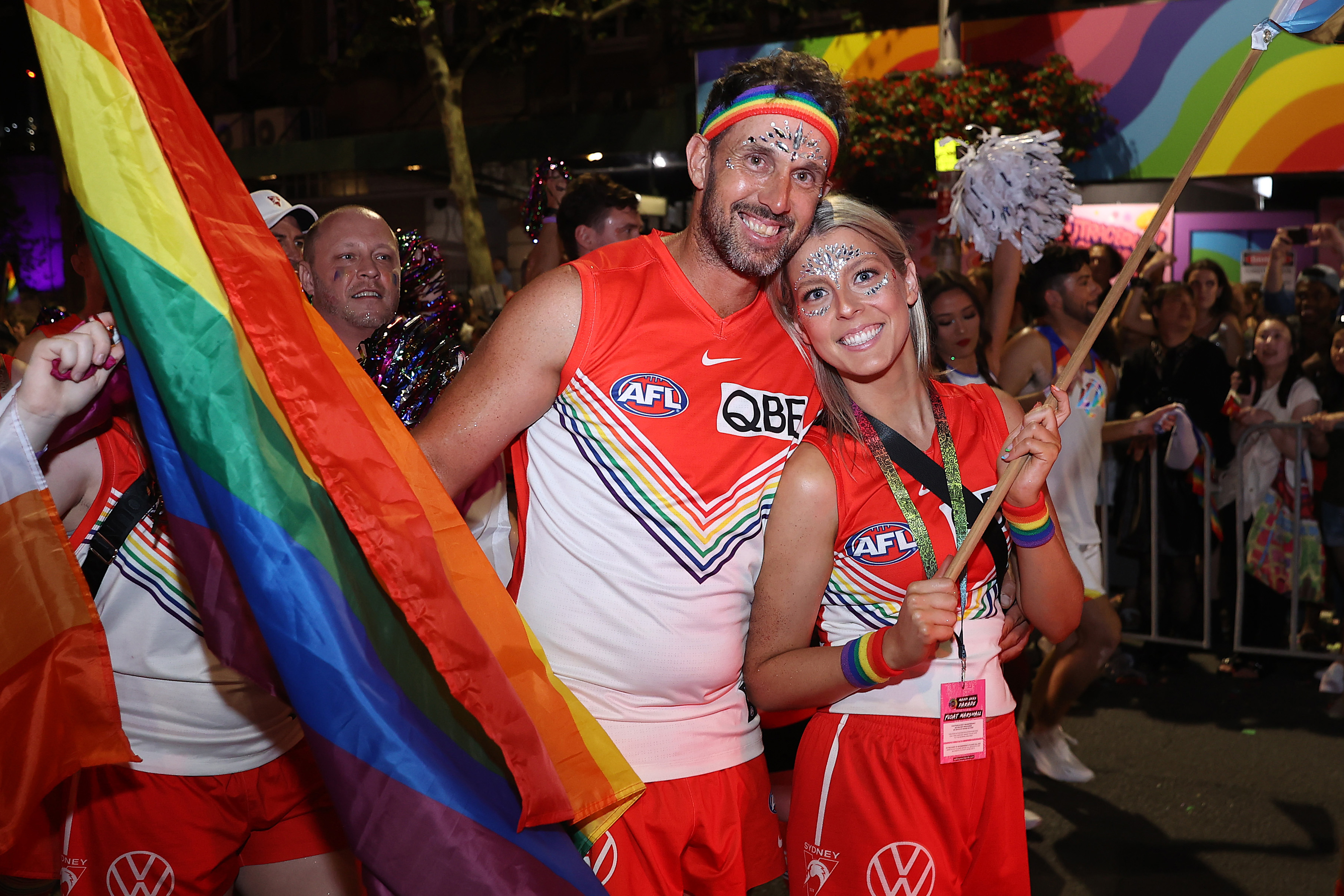 Los Angeles Rams team up with Sydney Swans for World Pride celebration in  Australia