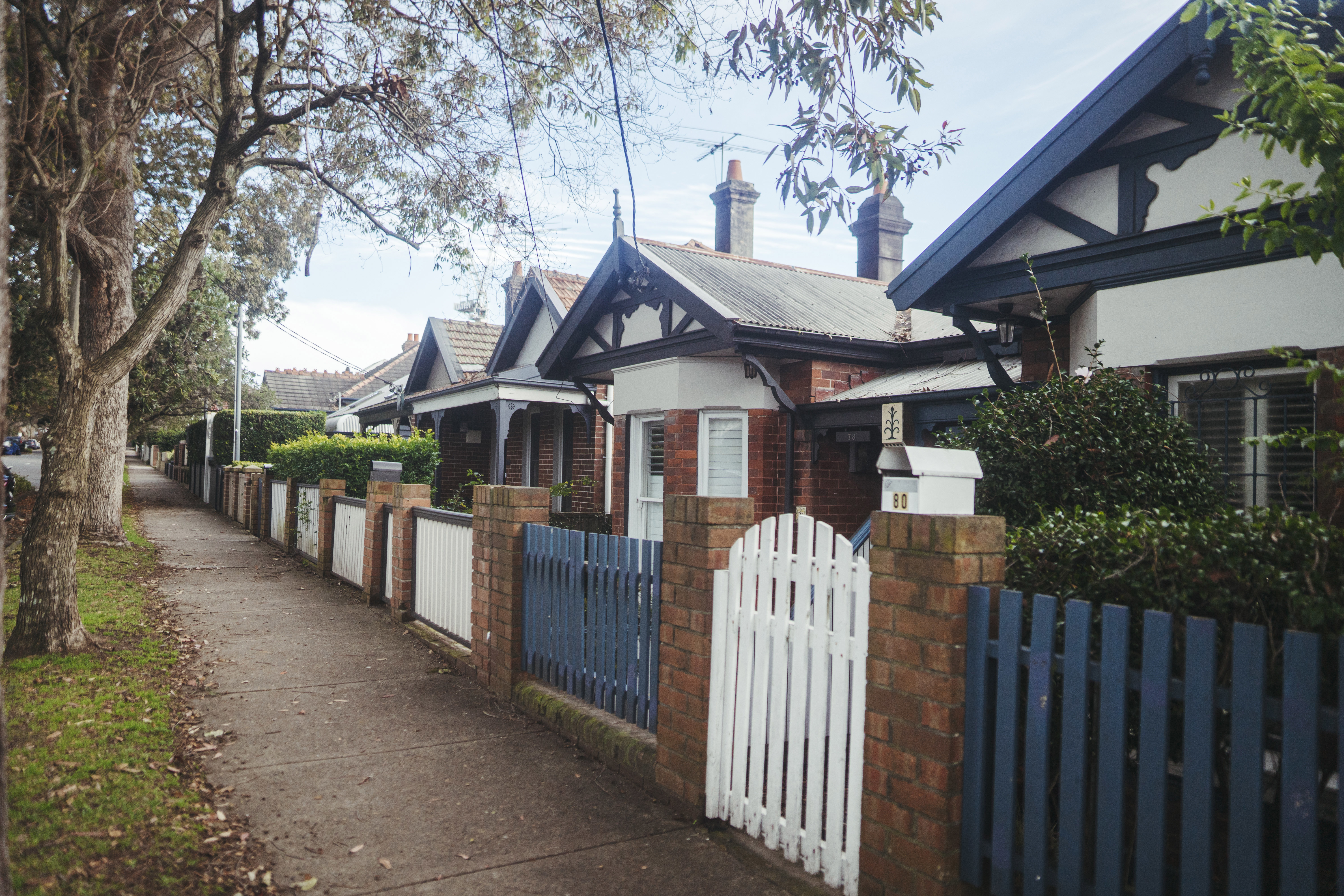 Residential housing both apartments and houses in North Sydney