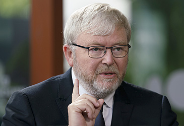 El ex primer ministro australiano Kevin Rudd (Getty)