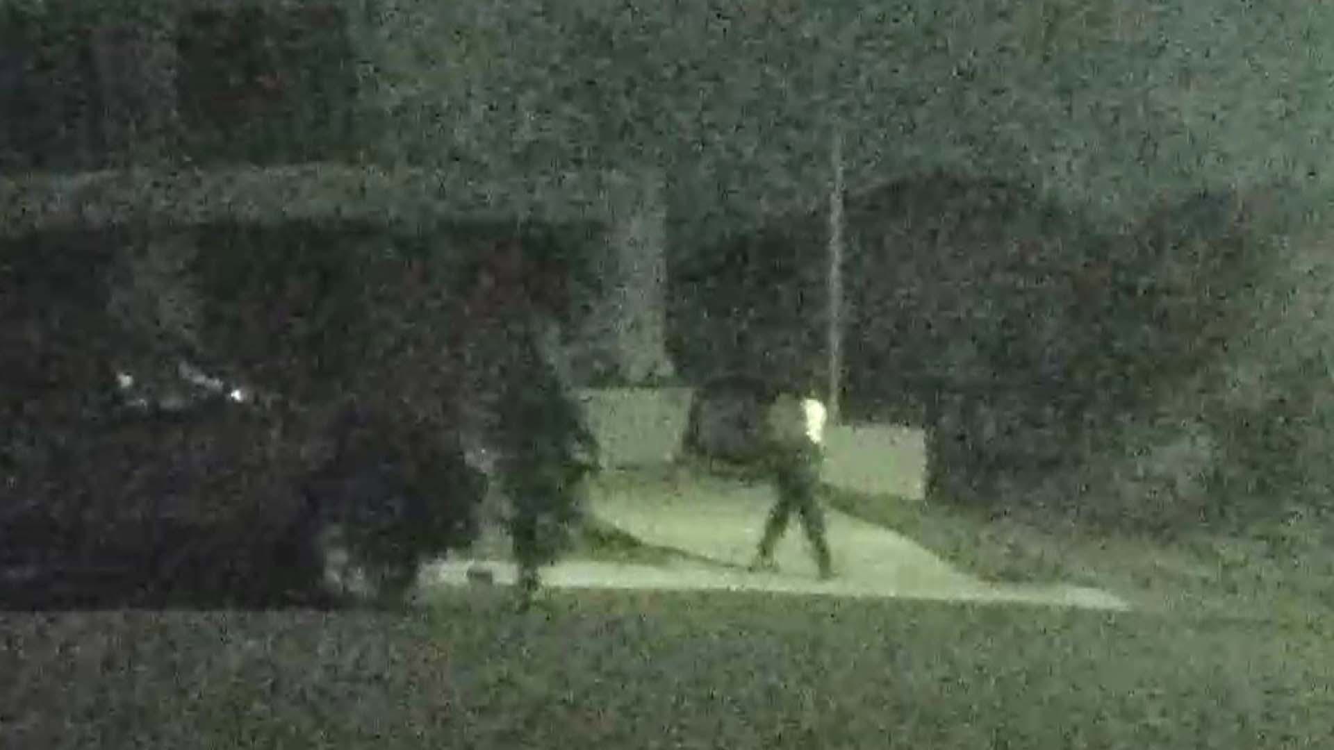 Newly released vision shows a dark Toyota pulling into Northcott Street in North Ryde before ﻿Chris Baghsarian was kidnapped just before dawn on Friday morning.A man in high-vis clothing is seen walking out of the car followed by an accomplice.