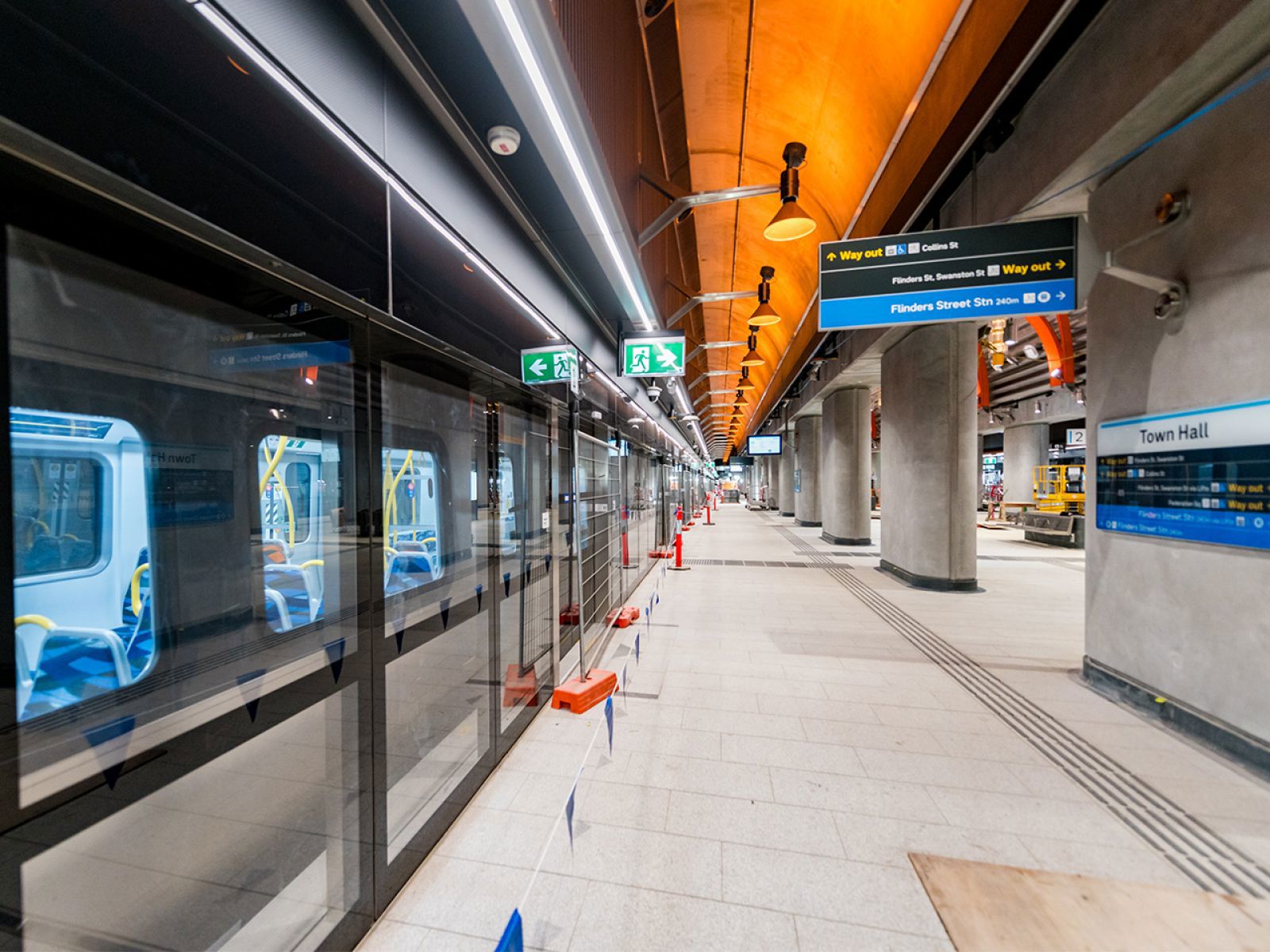 Melbourne Metro Tunnel town hall station