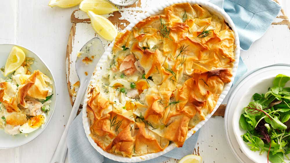 Salmon and white fish pie recipe - 9Kitchen