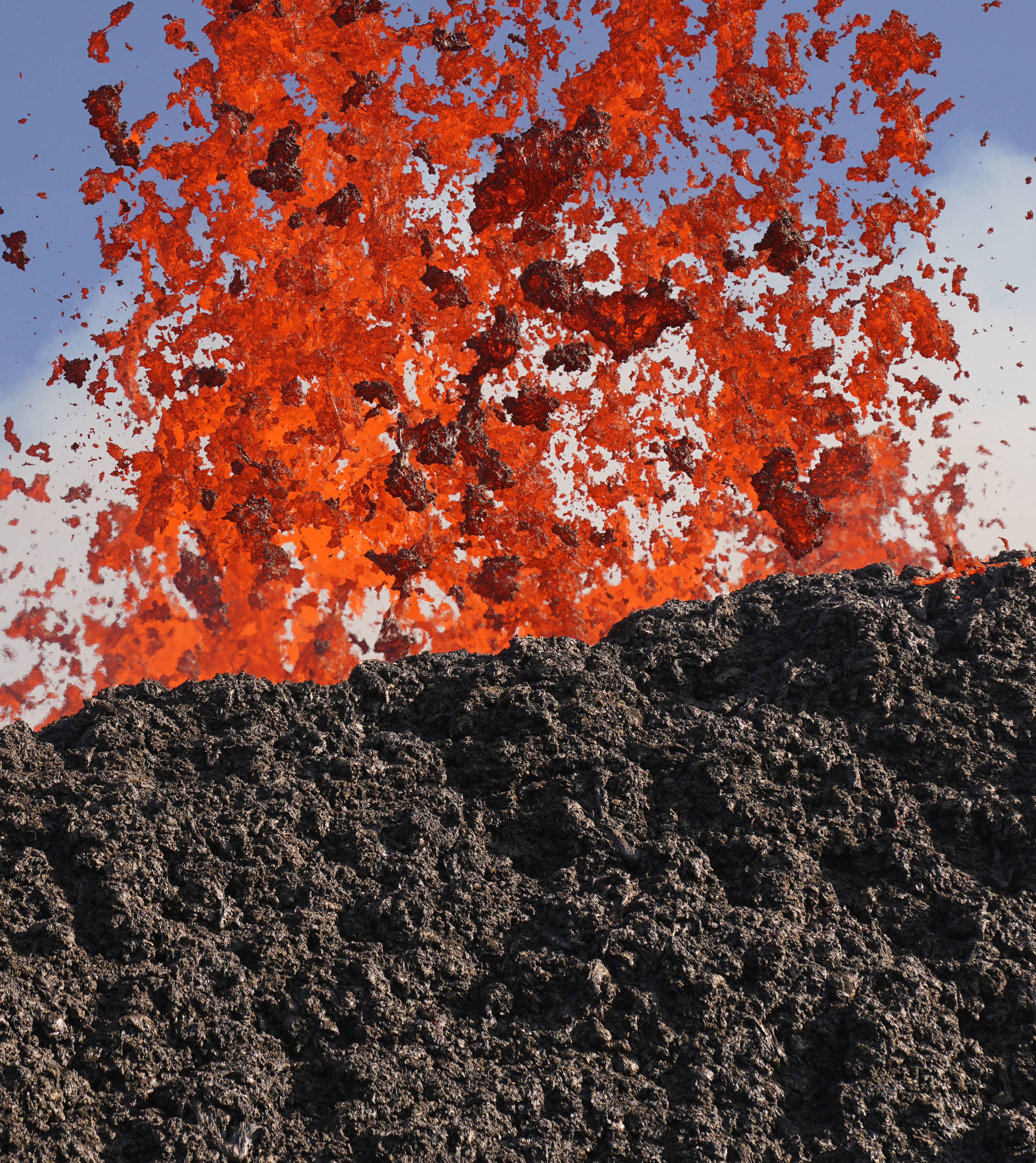 Lost Mtns' close-up of bubbling lava will be hung in a gallery co-owned by two renowned photographers; Chris Burkard and Benjamin Hardman
