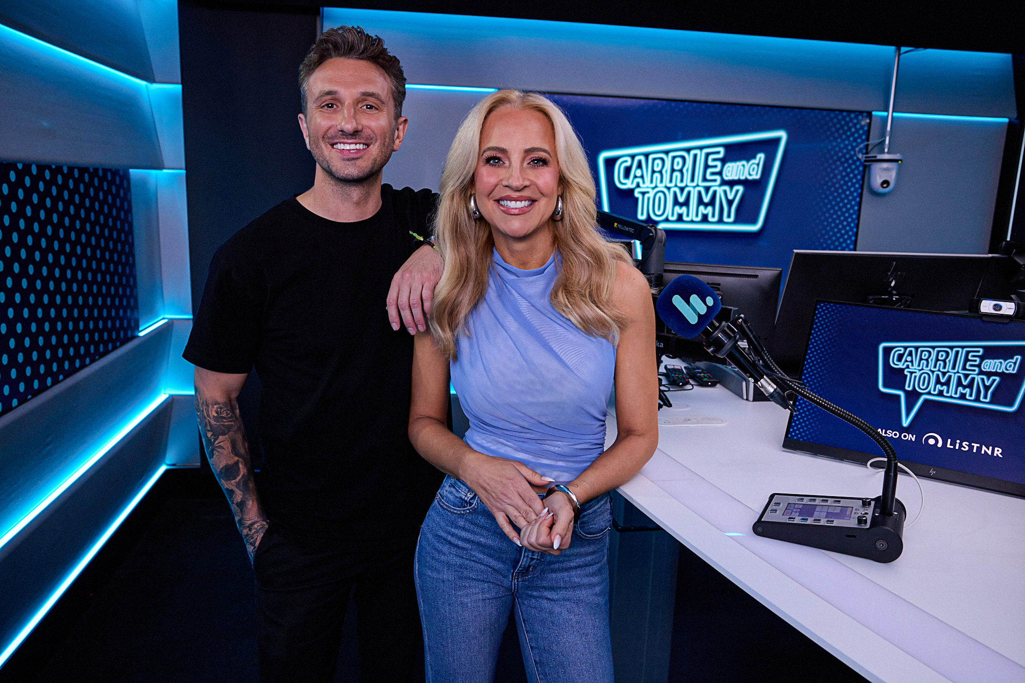 Tommy Little and Carrie Bickmore