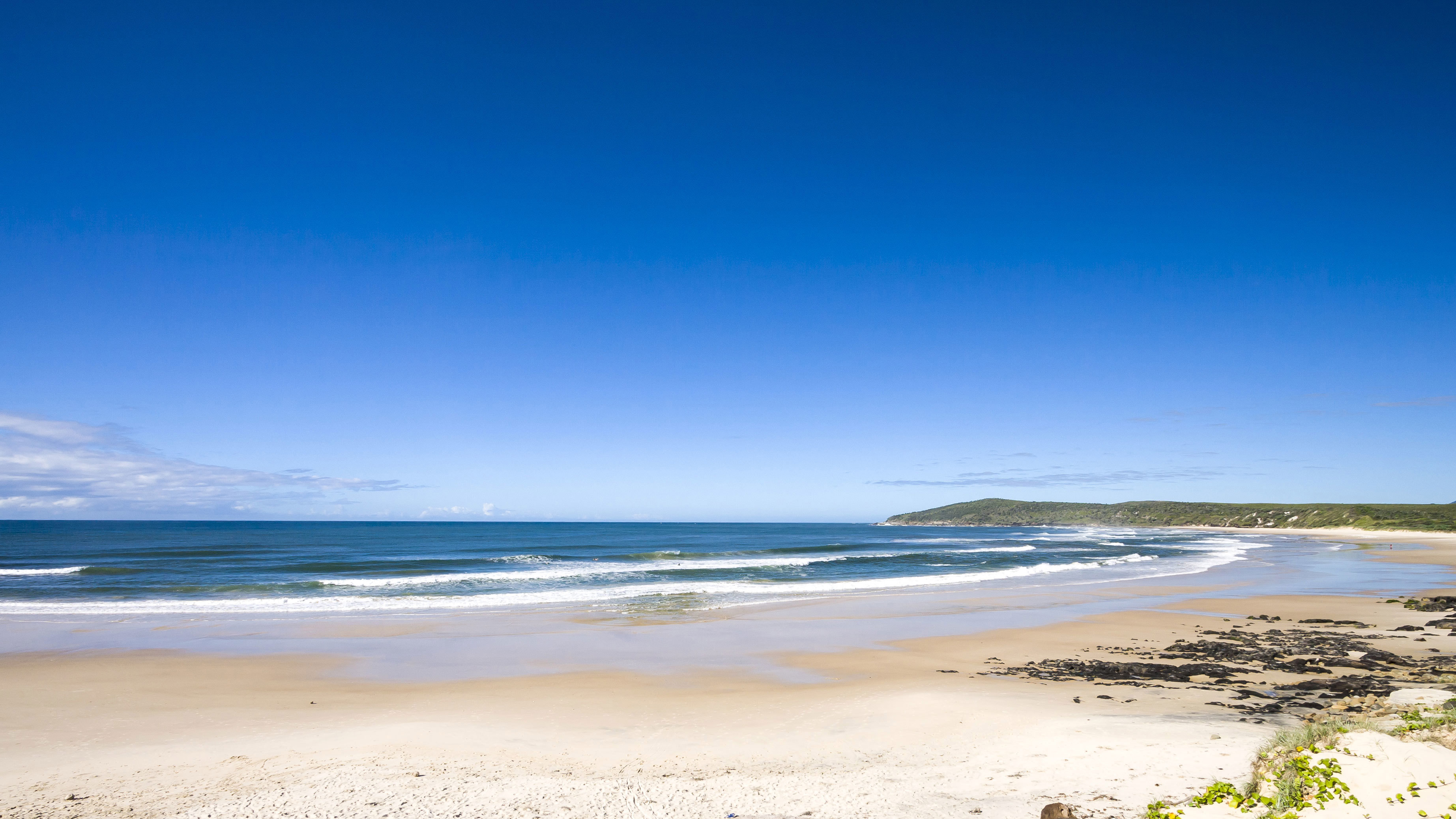 The swimmer went missing at Tallow Beach in Bryon Bay.