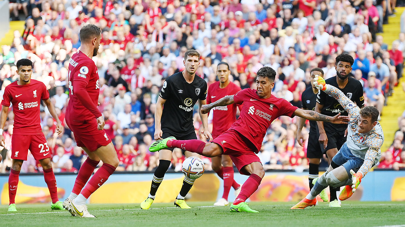 Roberto Firmino bagged a brace and three assists in a dominant Liverpool performance