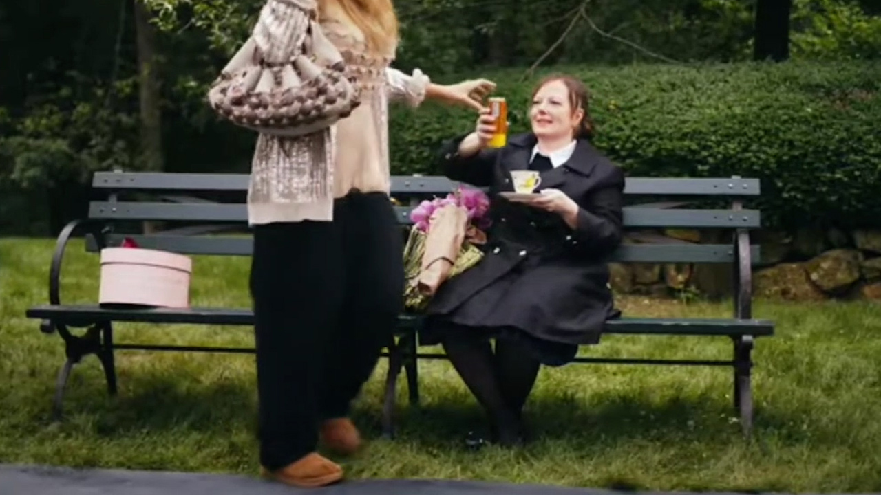 Blake Lively and Zuzanna Szadkowski in the new ad for Betty Booze