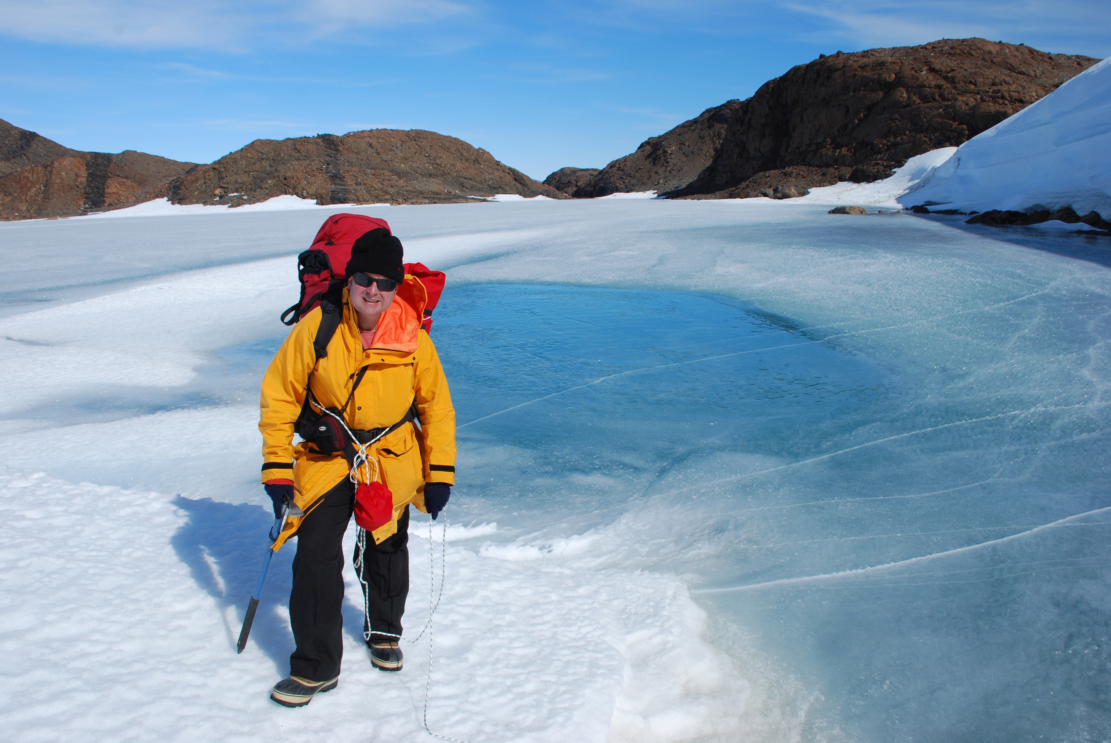 Dr Andrew Klekociuk in Antarctica