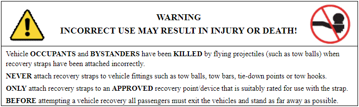 These are the required warnings missing.