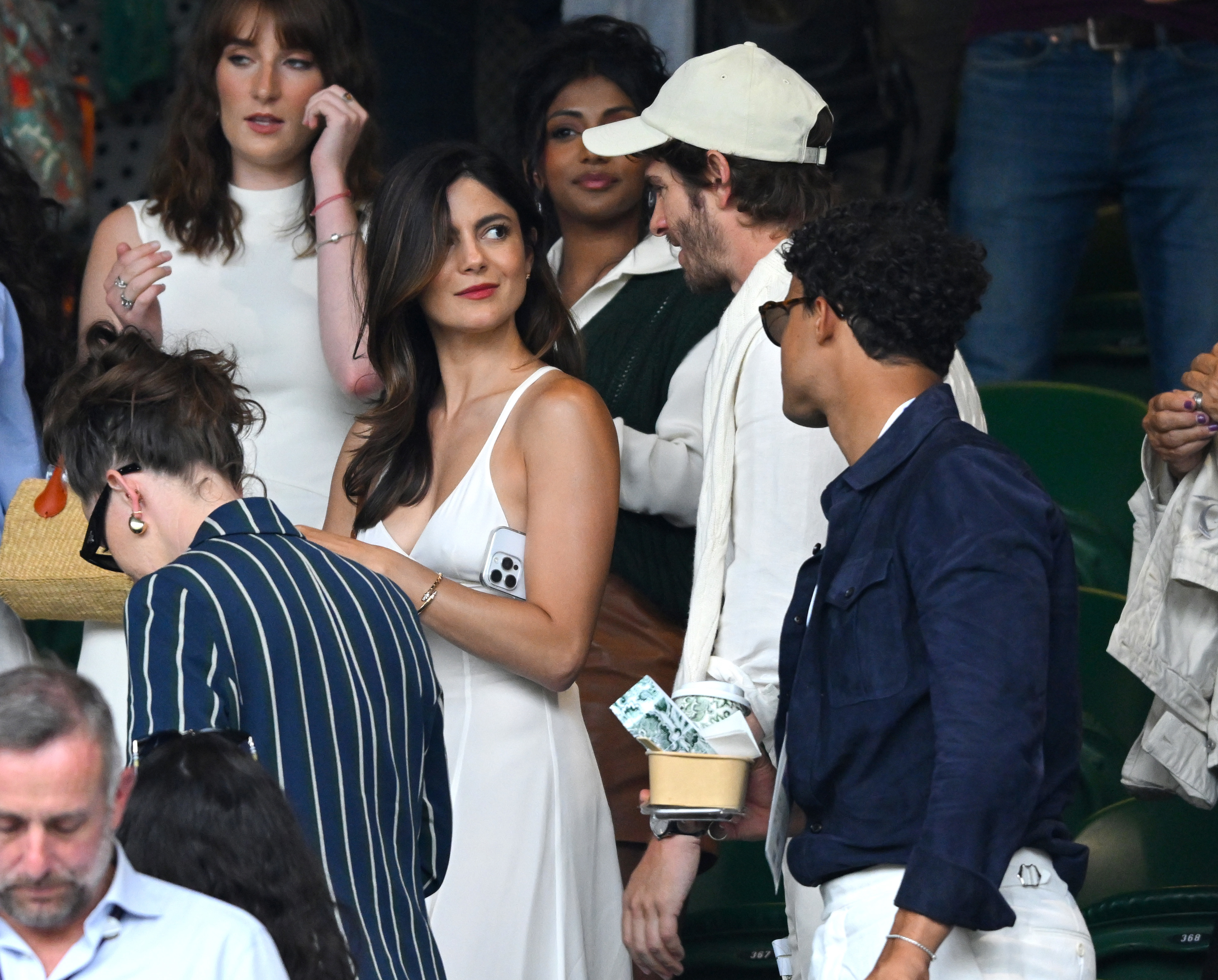 andrew garfield wimbledon hard launch new girlfriend monica barbaro