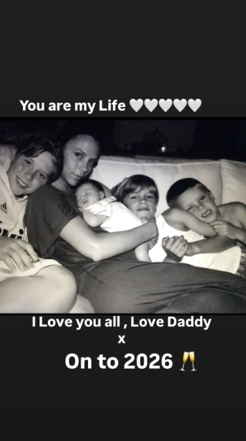 The footballer ﻿took to his Instagram story to post a throwback photo of himself with his son after his 2025 New Years post stirred up more chatter about the family fued. While Brooklyn was absent from his father's photodump of the year, David later shared a photo of the two of them together on his story, writing ﻿"I love you all so much." 